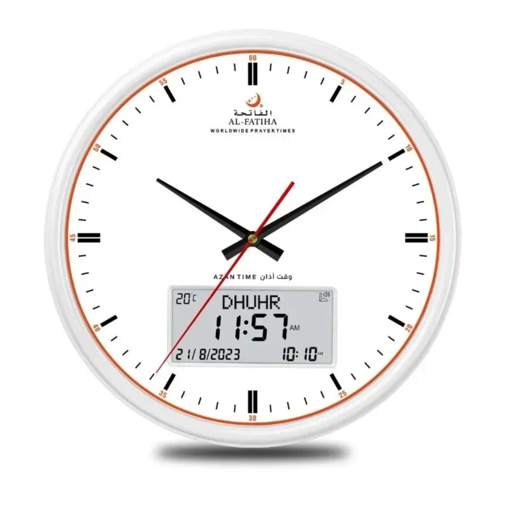SalahView - Intelligente Azan Wanduhr mit Gebetswarnungen & Qibla