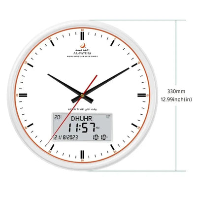 SalahView - Intelligente Azan Wanduhr mit Gebetswarnungen & Qibla