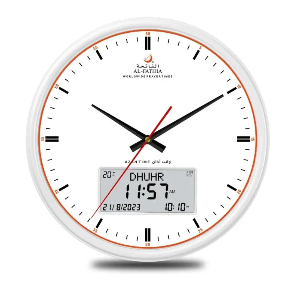 SalahView - Intelligente Azan Wanduhr mit Gebetswarnungen & Qibla