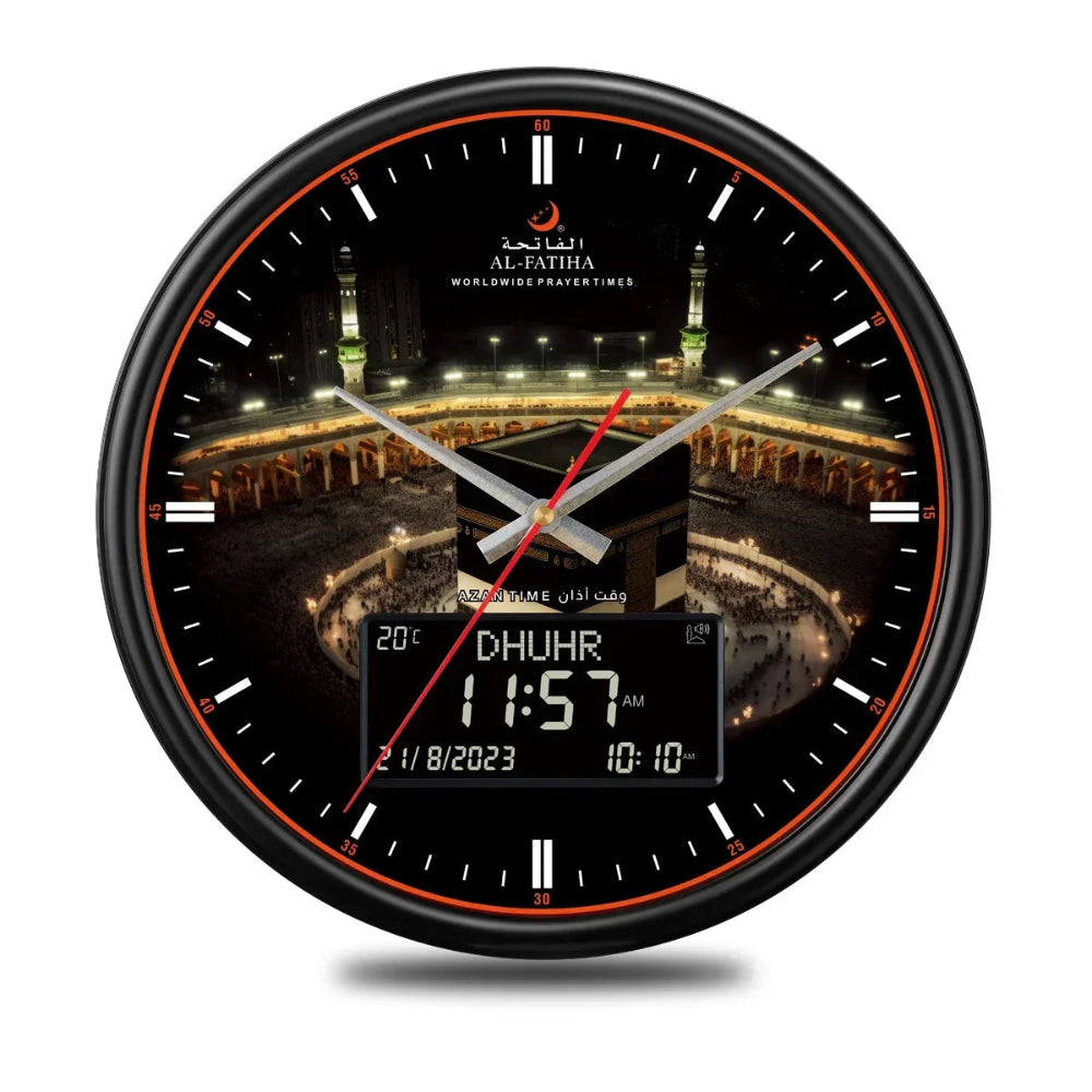 SalahView - Intelligente Azan Wanduhr mit Gebetswarnungen & Qibla