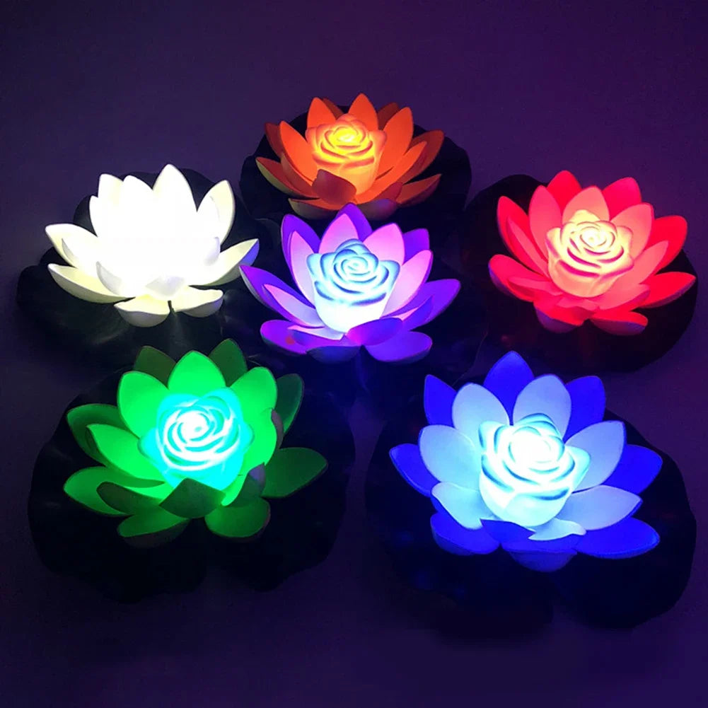 Floressa - LED-Schwimmendes Lotuslicht für Teich, Pool & Garten