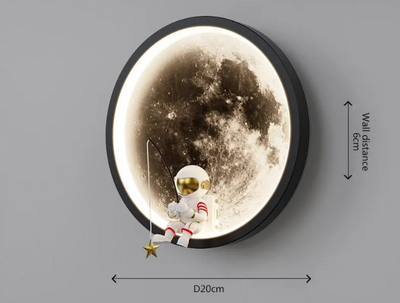 Celunara - LED Mond Wandleuchte