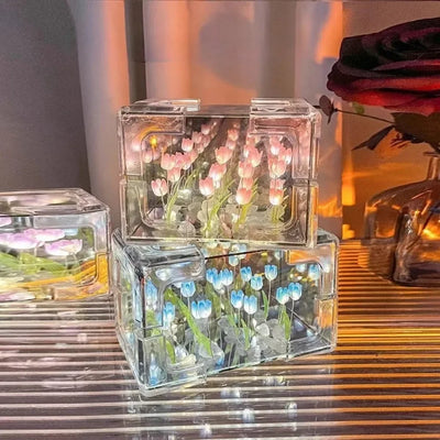 Bloomara - DIY Tulpen-Würfel-Nachtlicht-Bausatz