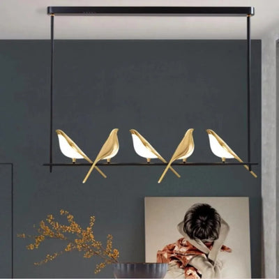 LUMINA – Himmlischer Vogel-Kronleuchter mit dimmbarem Licht