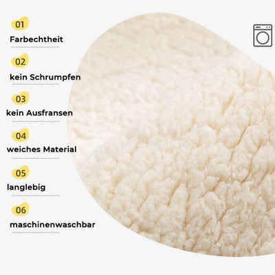 Sherplush - Wasserdichter & rutschfester Sherpa Fleece Sofabezug