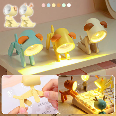 ShinePet - Verspielte Tier-LED-Schreibtischlampe mit Telefonständer