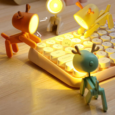 ShinePet - Verspielte Tier-LED-Schreibtischlampe mit Telefonständer