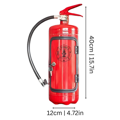 SipCharge - Handgemachte Mini-Bar aus echtem Feuerlöscher