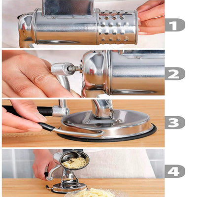 SliceMate - 5-in-1 Reibe und Hobel