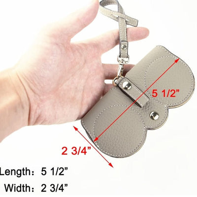 SlimGuard - Tragbares Leder-Sonnenbrillenetui