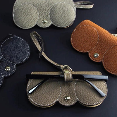 SlimGuard - Tragbares Leder-Sonnenbrillenetui