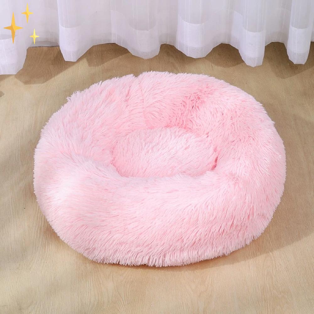 Snuggleloop - Flauschiges Donut-Haustierbett für Katzen & Hunde
