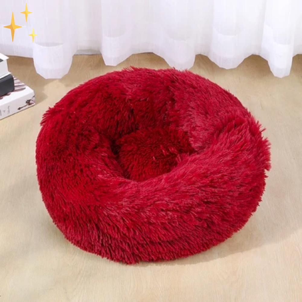 Snuggleloop - Flauschiges Donut-Haustierbett für Katzen & Hunde