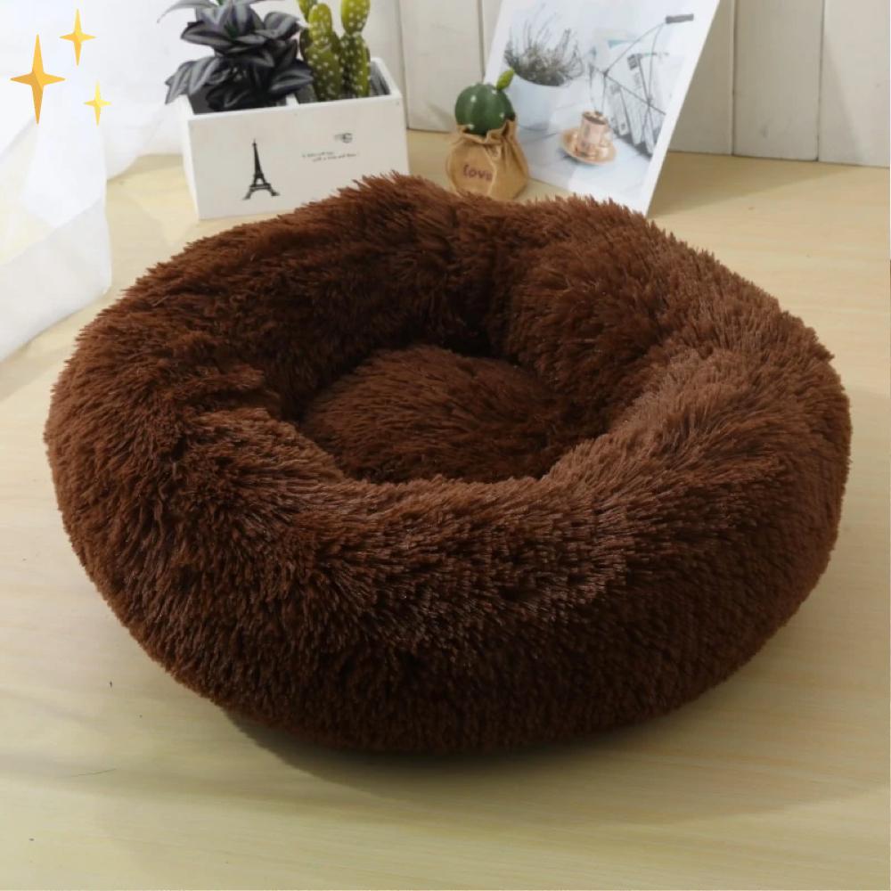 Snuggleloop - Flauschiges Donut-Haustierbett für Katzen & Hunde