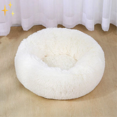 Snuggleloop - Flauschiges Donut-Haustierbett für Katzen & Hunde