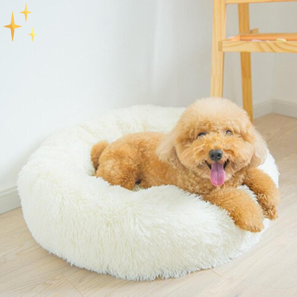 Snuggleloop - Flauschiges Donut-Haustierbett für Katzen & Hunde
