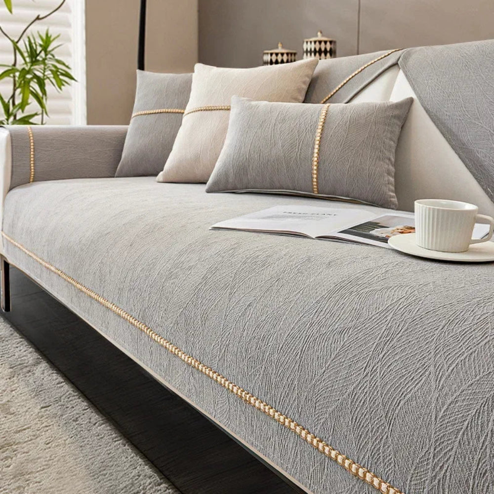SofaShield - Premium Leinen-Sofabezug
