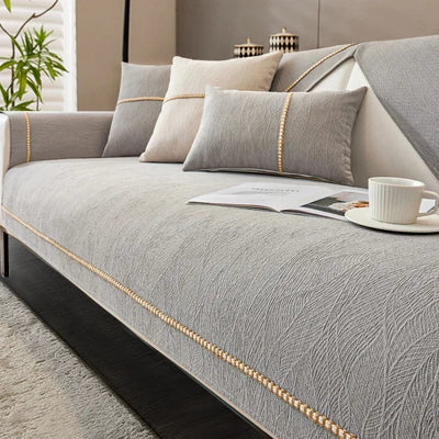 SofaShield - Premium Leinen-Sofabezug