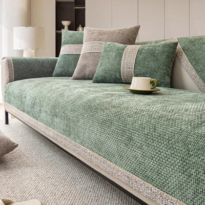 SofaShield - Premium Leinen-Sofabezug