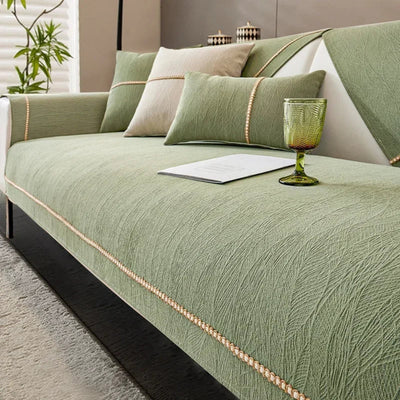 SofaShield - Premium Leinen-Sofabezug