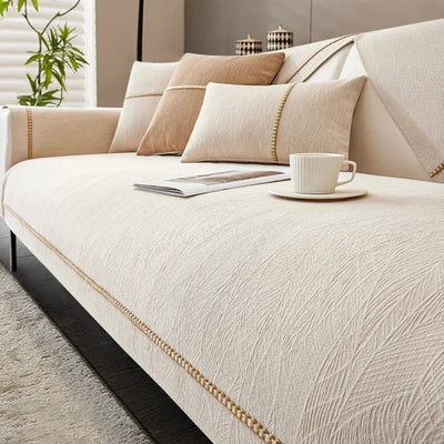 SofaShield - Premium Leinen-Sofabezug