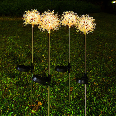 Solar-Löwenzahn-Gartenleuchte - Elegante Außenbeleuchtung