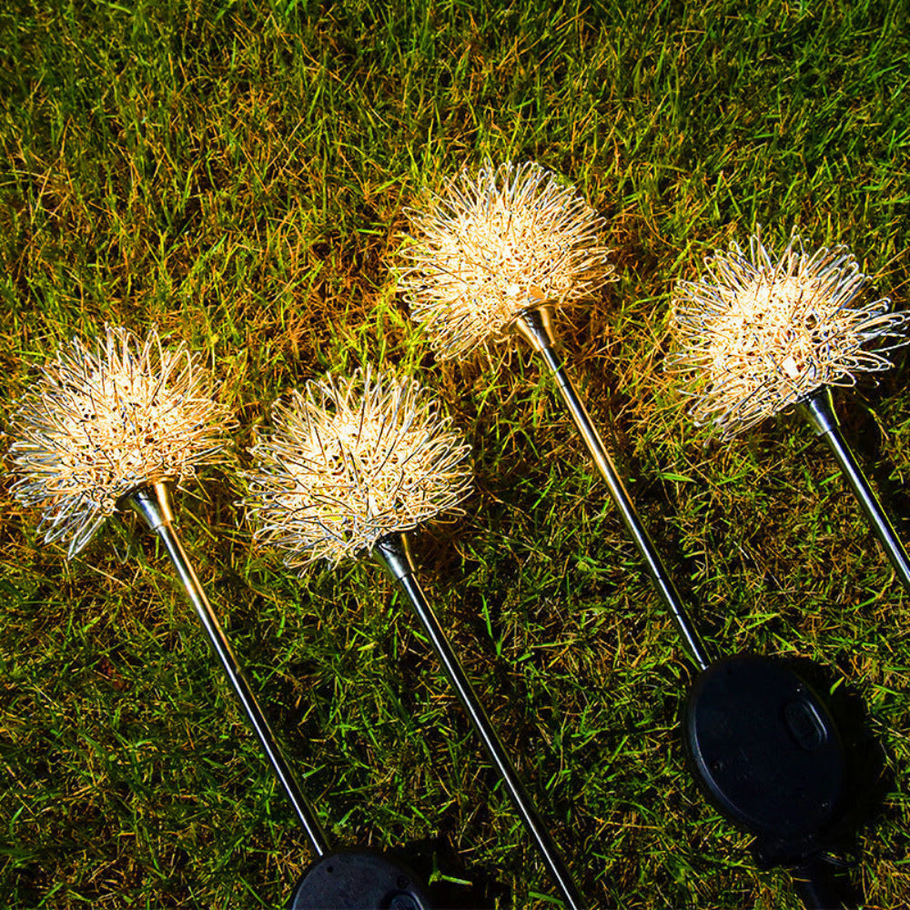 Solar-Löwenzahn-Gartenleuchte - Elegante Außenbeleuchtung