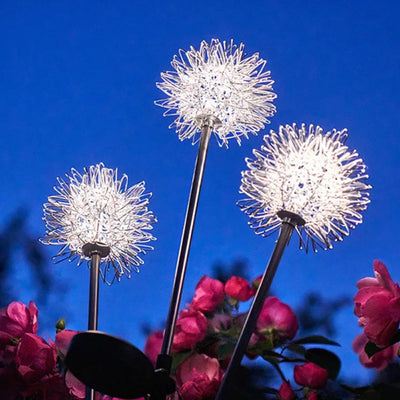 Solar-Löwenzahn-Gartenleuchte - Elegante Außenbeleuchtung