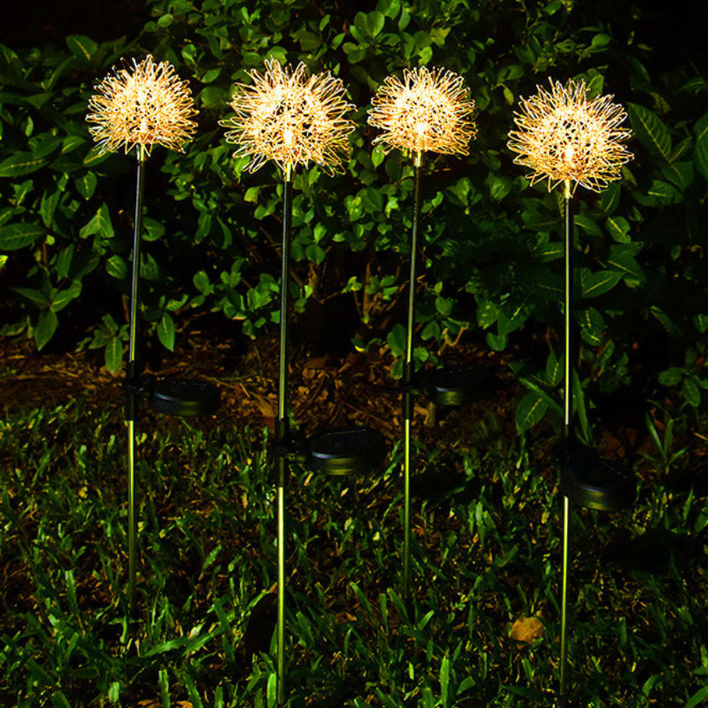Solar-Löwenzahn-Gartenleuchte - Elegante Außenbeleuchtung