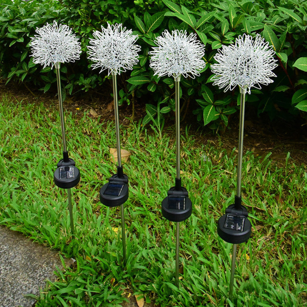 Solar-Löwenzahn-Gartenleuchte - Elegante Außenbeleuchtung