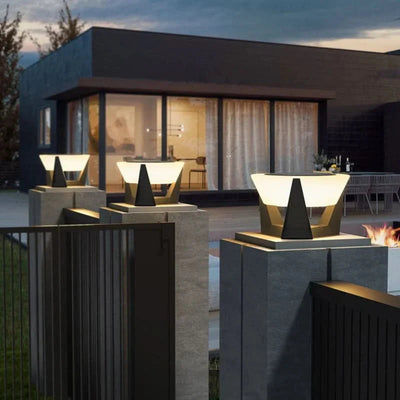 Solar-Säulenleuchte für draußen – Nachhaltige Garten-Beleuchtung