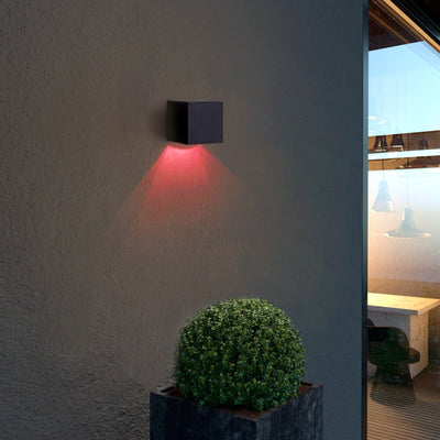SolarGlow - Solarbetriebene LED-Außenwandleuchte