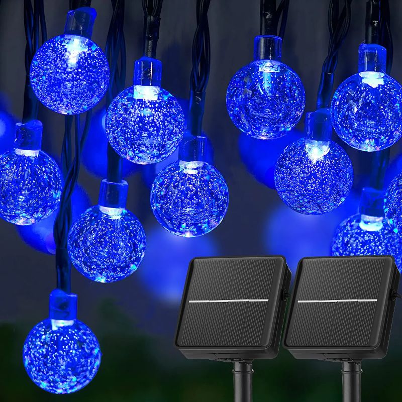 LunaraLux - 60 LED Solar-Kristallkugel Lichterkette