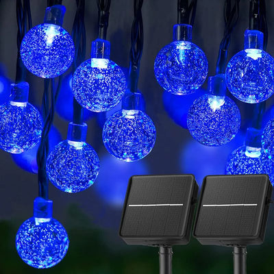 LunaraLux - 60 LED Solar-Kristallkugel Lichterkette