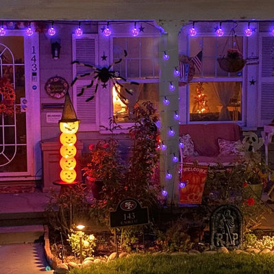 LunaraLux - 60 LED Solar-Kristallkugel Lichterkette