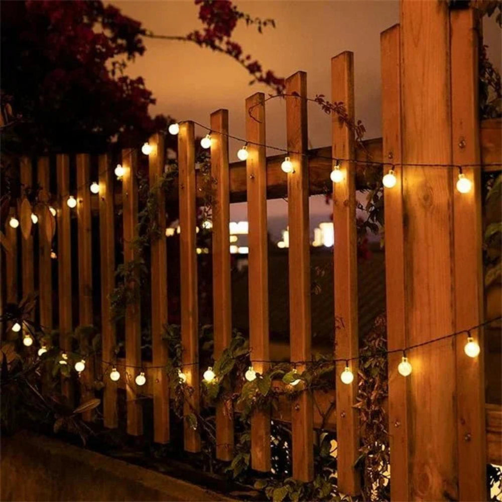 Solaria - Wasserdichte Solar-LED-Lichterkette für den Außenbereich