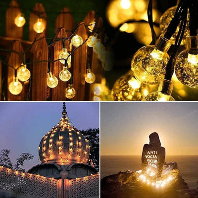 Solaria - Wasserdichte Solar-LED-Lichterkette für den Außenbereich