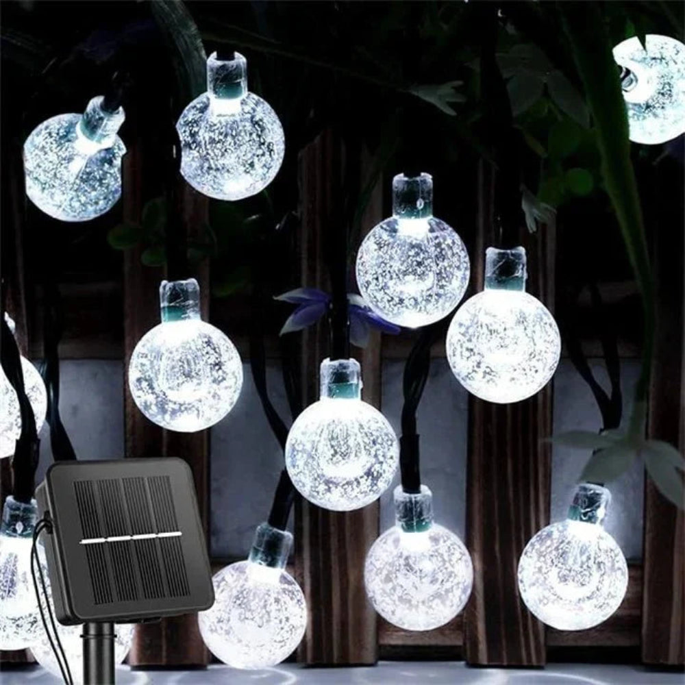 Solaria - Wasserdichte Solar-LED-Lichterkette für den Außenbereich