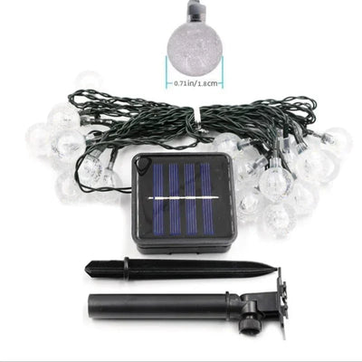 Solaria - Wasserdichte Solar-LED-Lichterkette für den Außenbereich