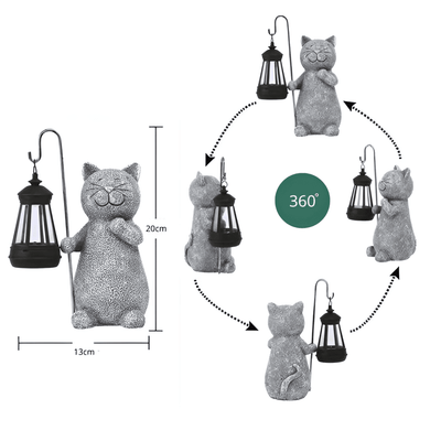 Solucat - Solar Garten Katzenlampe