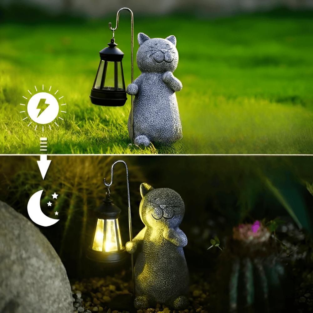 Solucat - Solar Garten Katzenlampe