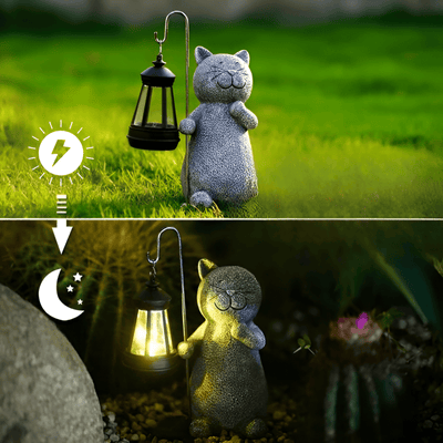 Solucat - Solar Garten Katzenlampe