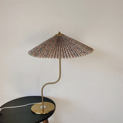 Solveta - Retro Faltenschirm Tischlampe