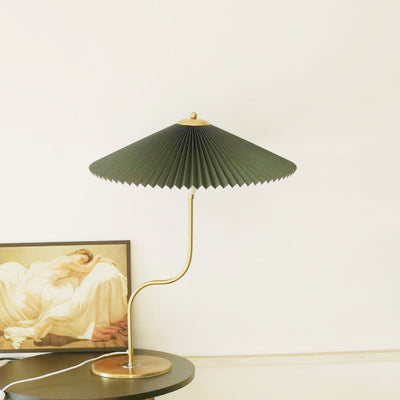 Solveta - Retro Faltenschirm Tischlampe