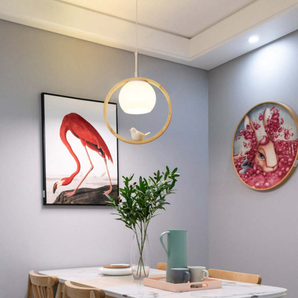 Sora – Elegante, von Vögeln inspirierte Hängelampe