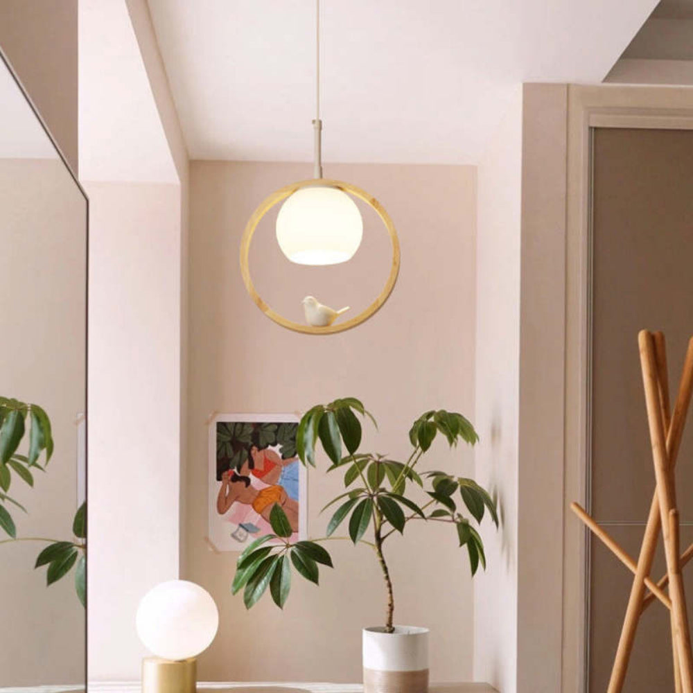 Sora – Elegante, von Vögeln inspirierte Hängelampe