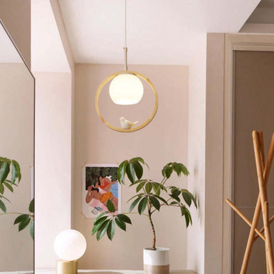 Sora – Elegante, von Vögeln inspirierte Hängelampe