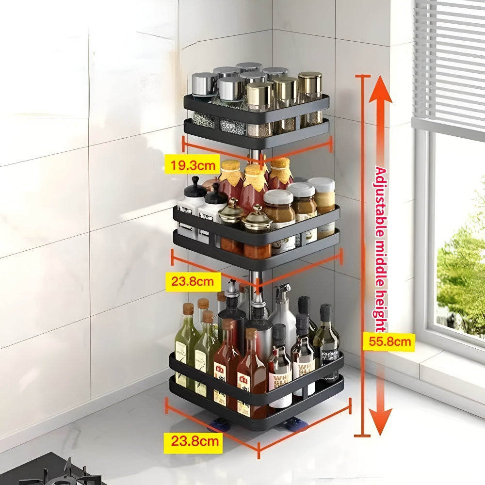 Spinova - 360° drehbares Gewürzregal