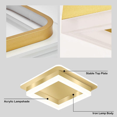 Squaro - Quadratische LED-Deckenleuchte