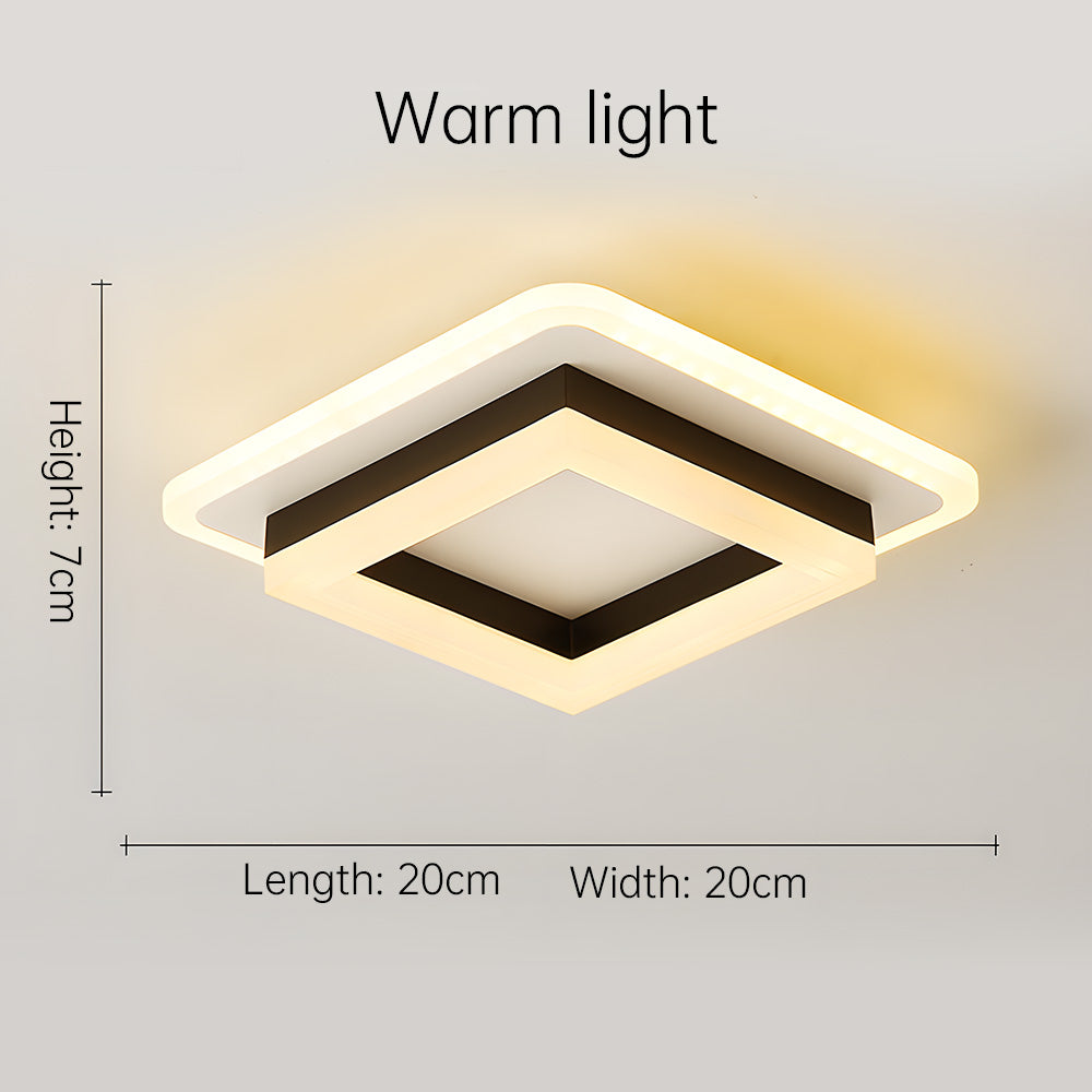 Squaro - Quadratische LED-Deckenleuchte